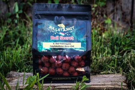 BullSecret főzött Bojli -R.Red-Fokhagyma Csipőskolbász Bors Chili